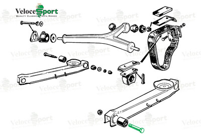 Rear Trailing Arm Front Bolt