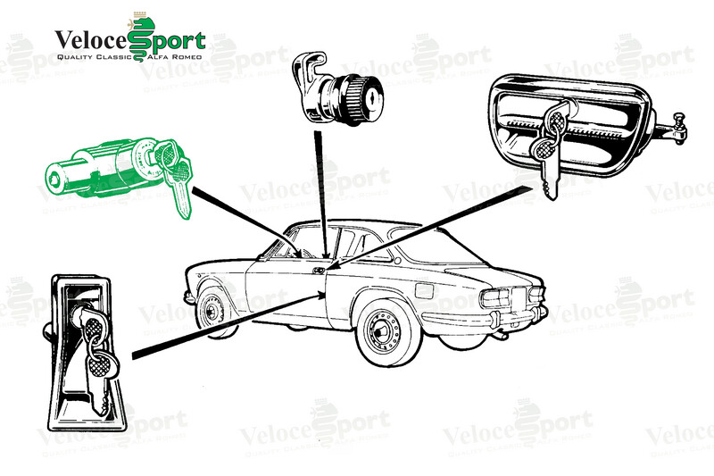 Ignition Switch With Keys 1968-84
