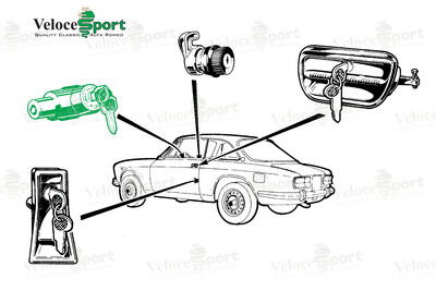 Ignition Switch With Keys 1968-84