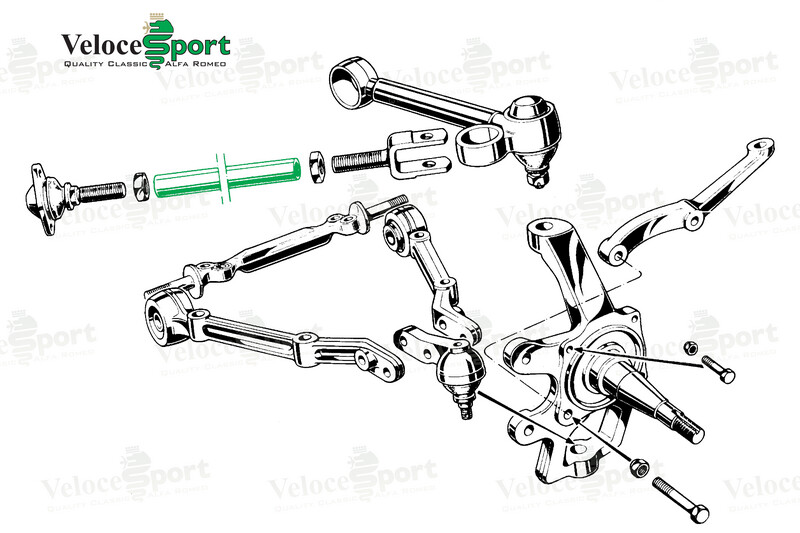 Castor Arm Ball Joint Bar