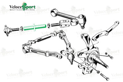 Castor Arm Ball Joint Bar