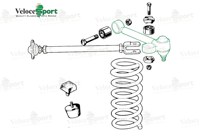 Top Suspension Arm, Left Side