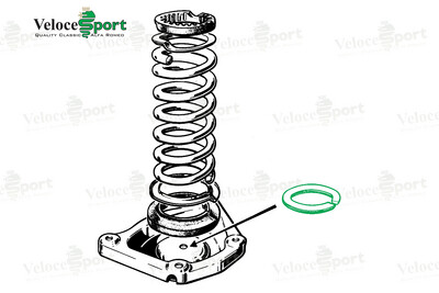 6mm Aluminium Spring Spacer