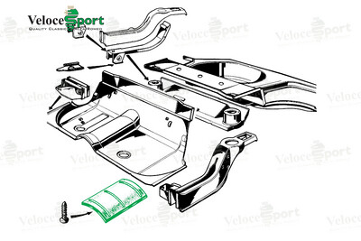 Middle Exhaust Heat Shield Protection Plate