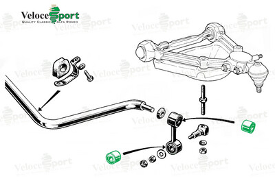 Front Anti Roll Bar Drop Link Bush