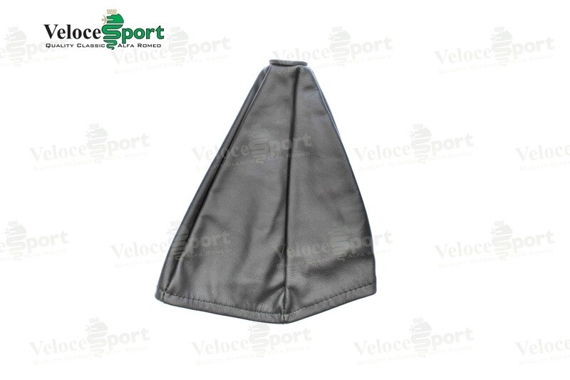 Black Vinyl Gear Lever Gaiter 5 Row