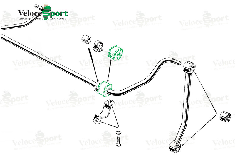 Rear Anti Roll Bar Rubber Bush