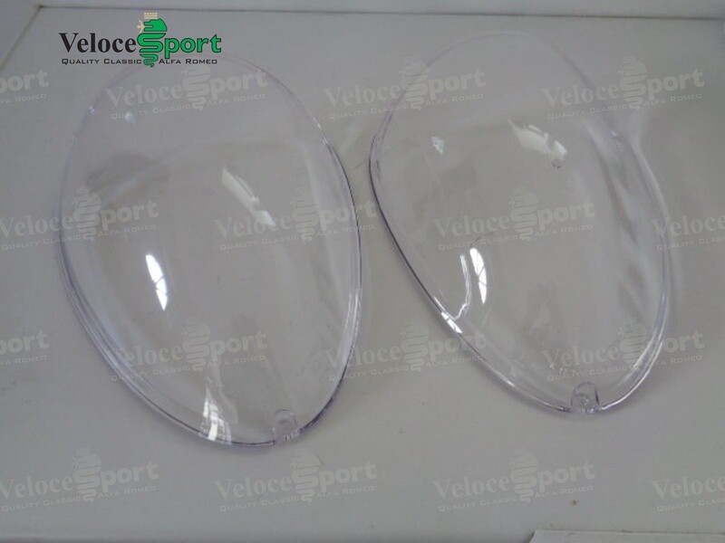 Carello Perspex Headlight Cover, Pair