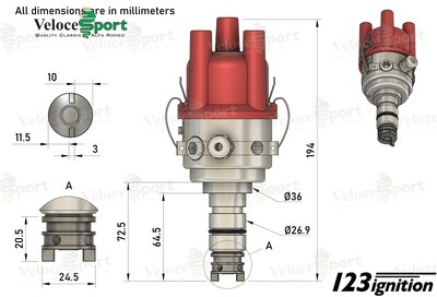 Electronic Distributor By 123 Ignition