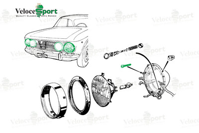 Headlight Adjusting Screw