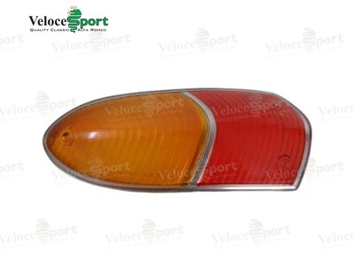 Spider Roundtail Carello Rear Light Lens, Left Side
