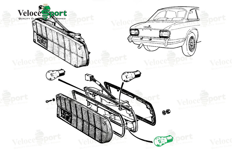 Rear Light/ Brake Light Bulb 21/5w