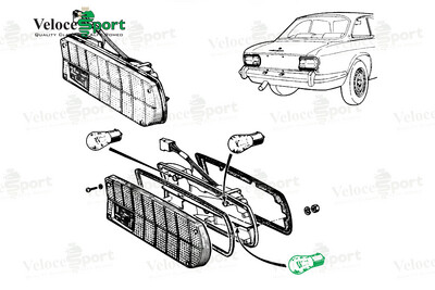 Rear Light/ Brake Light Bulb 21/5w