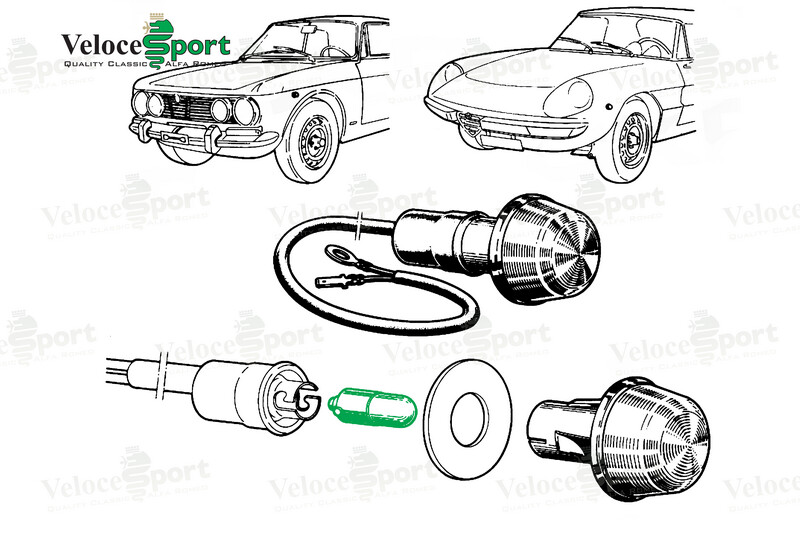 Indicator Repeater/ Rear Number Plate Light Bulb 4w