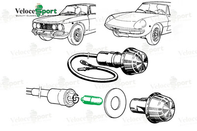 Indicator Repeater/ Rear Number Plate Light Bulb 4w