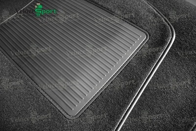 GT/GTV Interior Carpet Set, Black, RHD