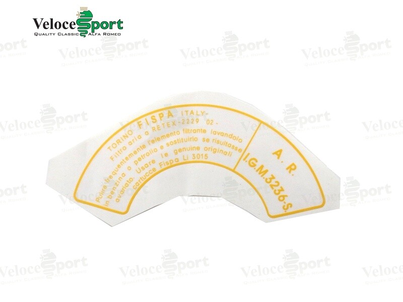 FISPA Decal Later Airbox