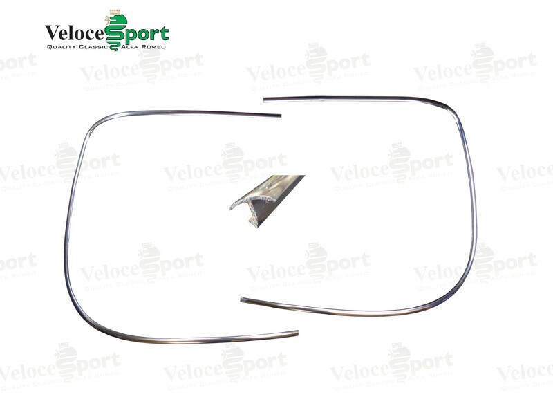 GT/GTV Rear Windscreen Rubber Seal Alloy Insert