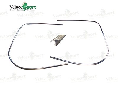 GT/GTV Front Windscreen Rubber Seal Alloy Insert
