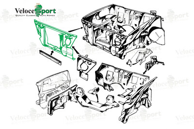 GT/GTV Radiator Frame 1968-77