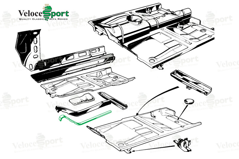 Front Chassis Leg Insert, Right Side