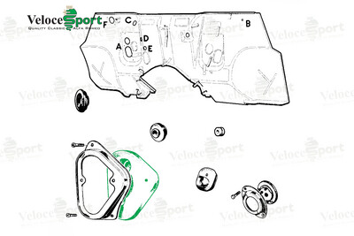 Steering Column Grommet, Right Hand Drive