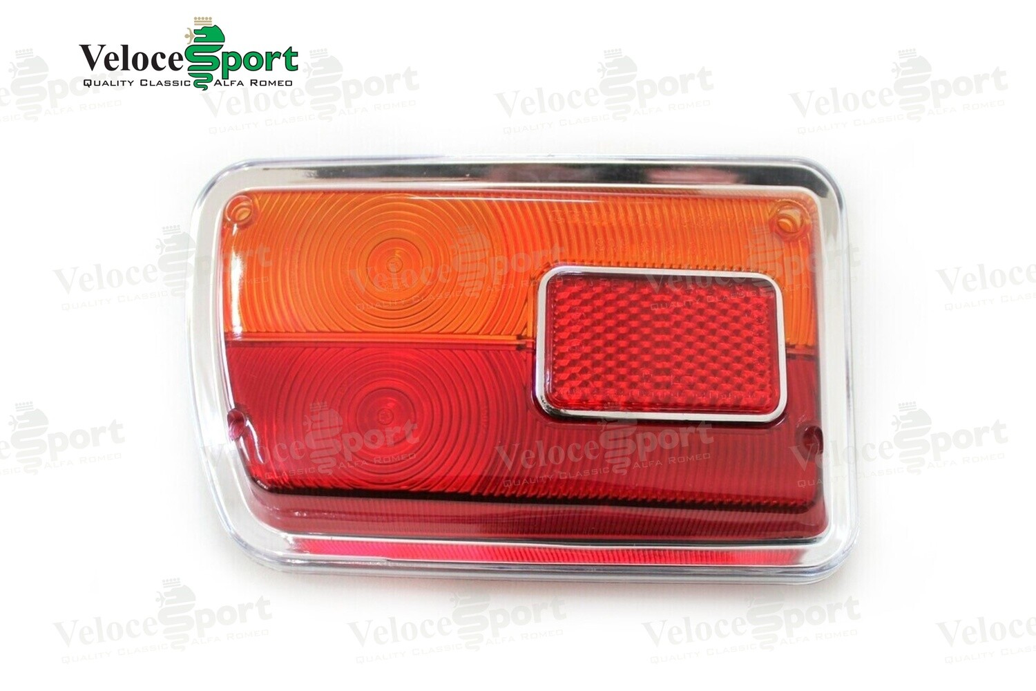 Carello 1750 GTV MK2/GT Juniors/Sprint GTV Complete Rear Light Lens, Left Side