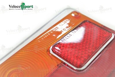 Carello 1750 GTV MK2/GT Juniors/Sprint GTV Complete Rear Light Lens, Left Side