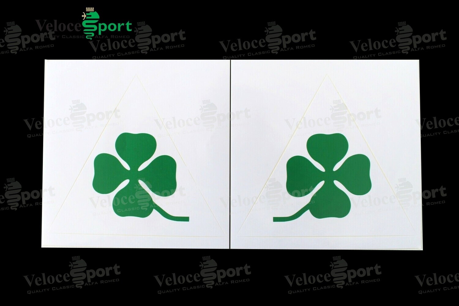 Clover Leaf Triangle Sticker Set