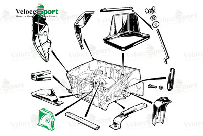 Front Suspension Top Arm Inner Mounting Frame