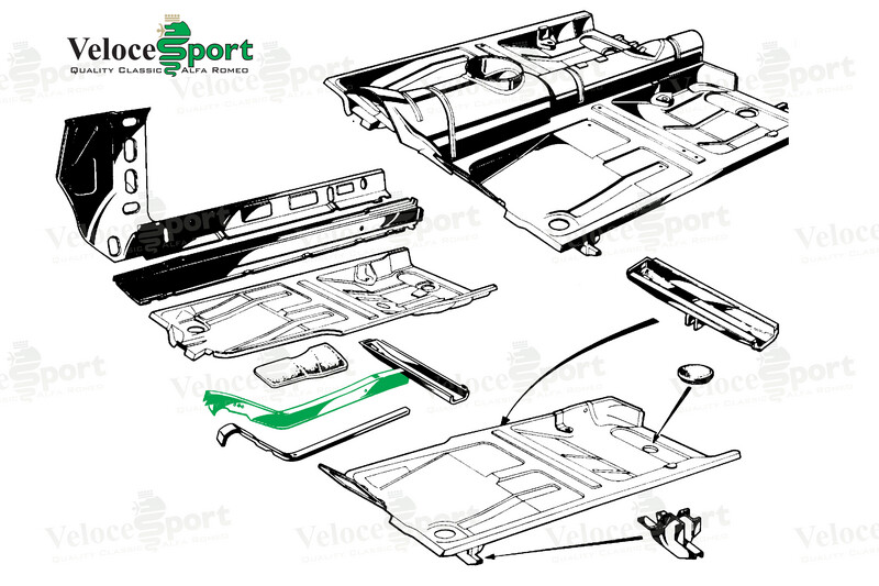 Front Chassis Leg, Left Side