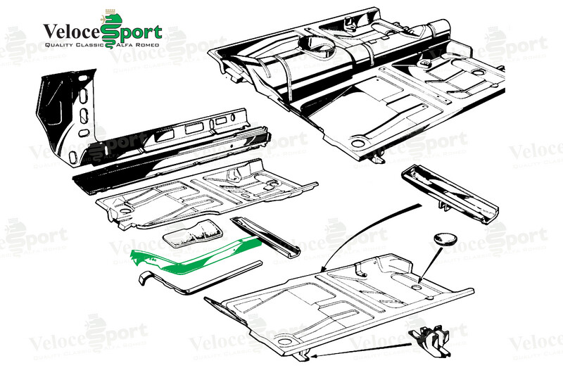 Front Chassis Leg, Right Side