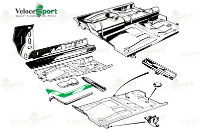 Front Chassis Leg, Right Side