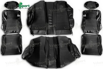 2000 GTV/ Late GT Juniors Seat Cover Set, Black Vinyl
