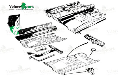 GT/GTV A Post Inner Repair Panel, Right Side