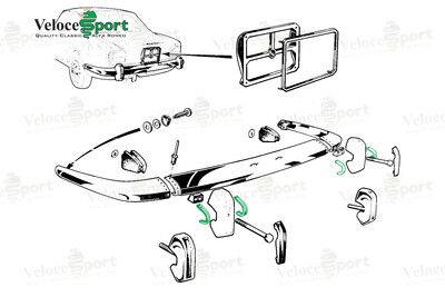 Bumper Over Rider Side Rubbers