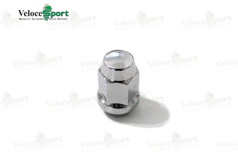 Chrome Wheel Nut, Left Hand Thread