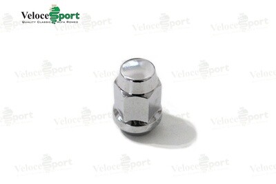 Chrome Wheel Nut, Left Hand Thread