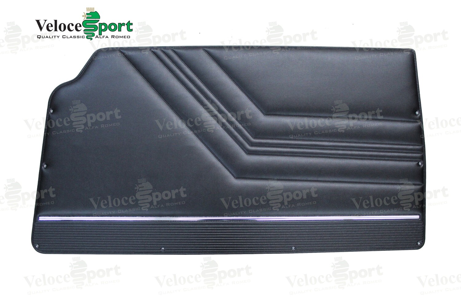 2000 GTV Interior Door Panel, Black Vinyl, Right Side