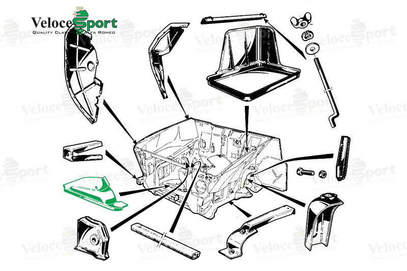 Lower Inner Wing Strengthening Panel, Left Side