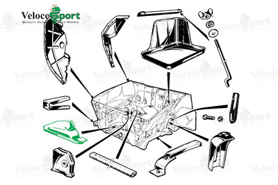 Lower Inner Wing Strengthening Panel, Left Side