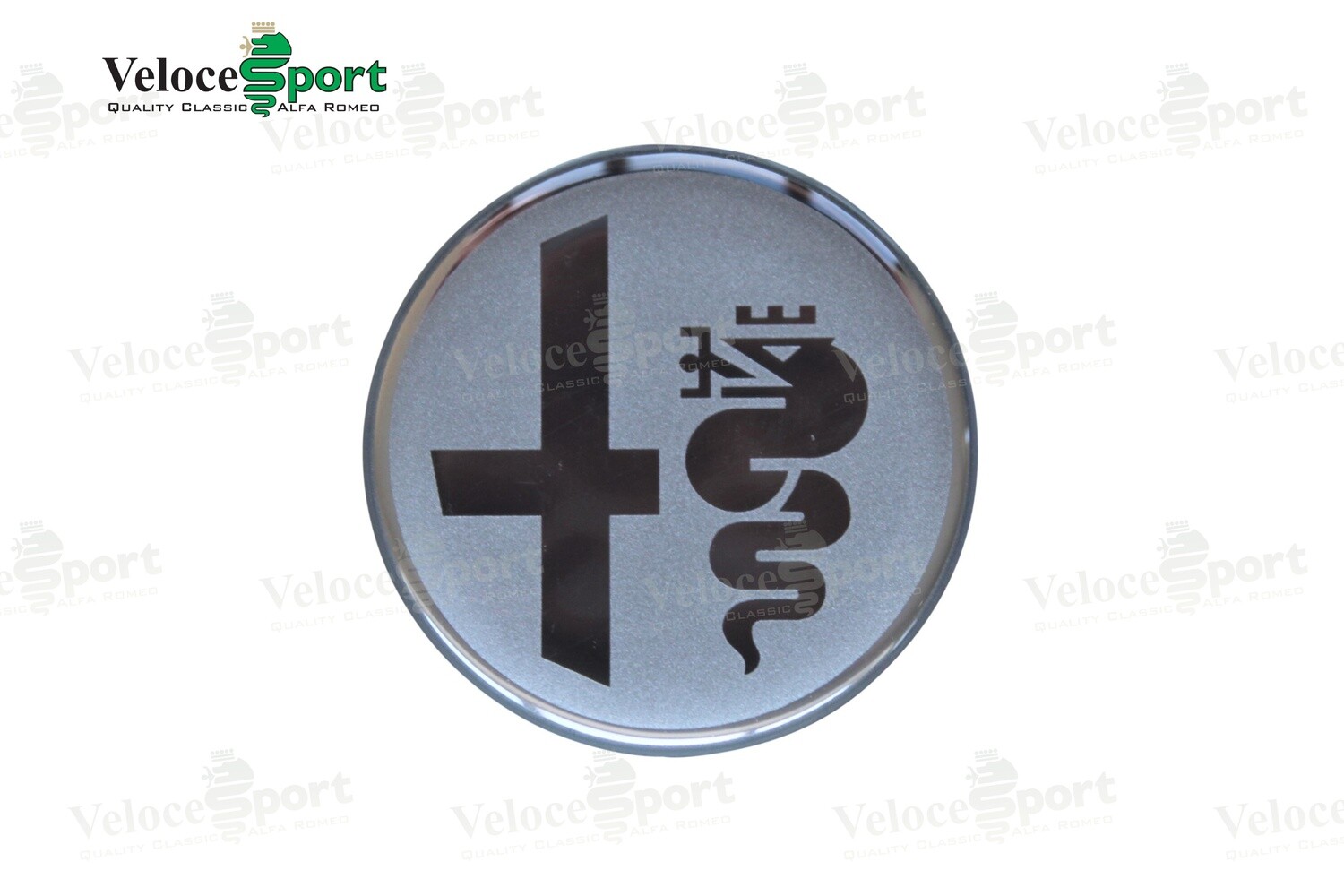 Silver Steering Wheel Centre Badge