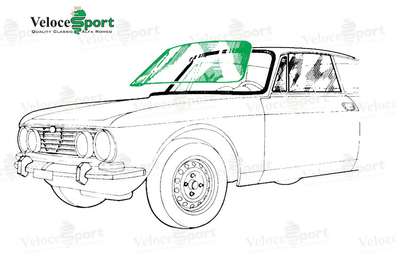 GT/GTV Green Front Windscreen