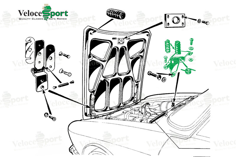 GT/GTV Bonnet Catch Lock