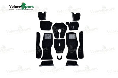GT/GTV Interior Carpet Set, Black, RHD