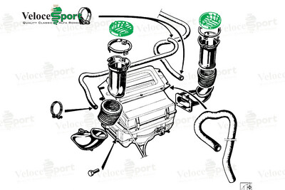 Dash Top Vent Set 1967 Onward
