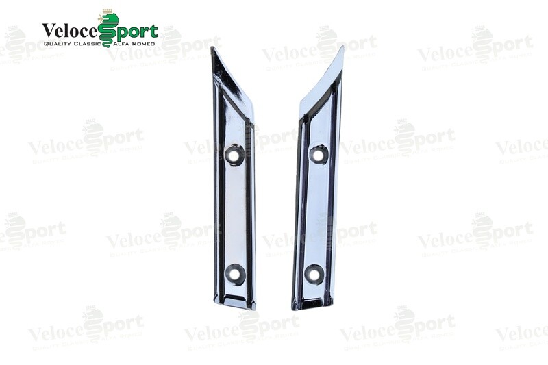 Spider Chrome Hardtop Support Piece 1970-93, Pair