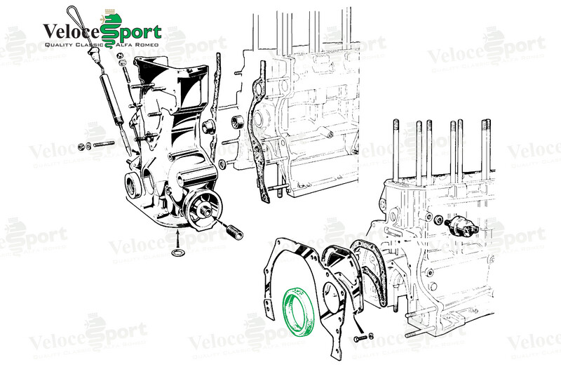 Rear Crankshaft Oil Seal Up To 1989