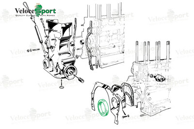 Rear Crankshaft Oil Seal Up To 1989