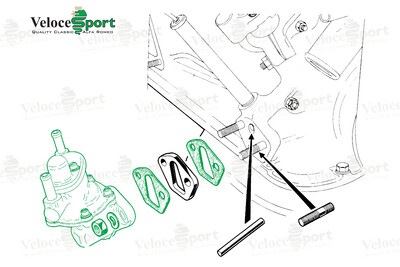 Mechanical Fuel Pump, Horizontal Inlet/Outlet